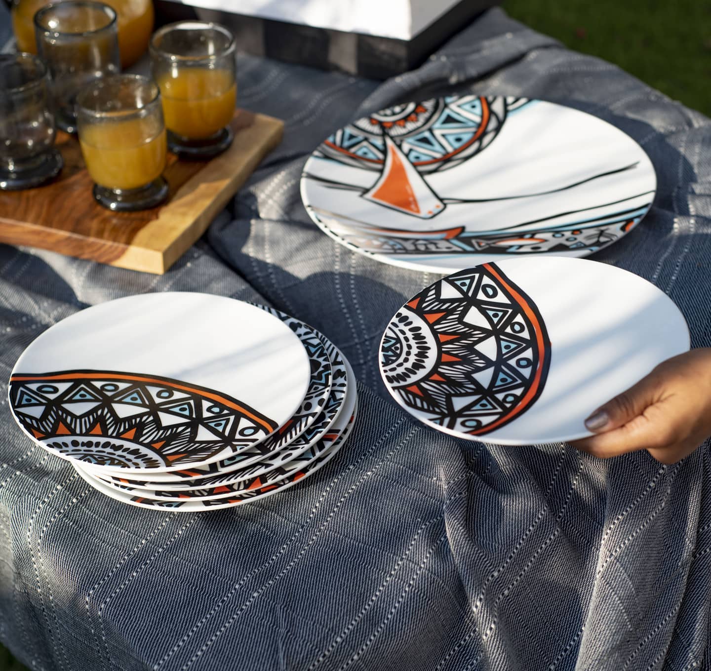 Nubian Dessert Set (7 pieces)