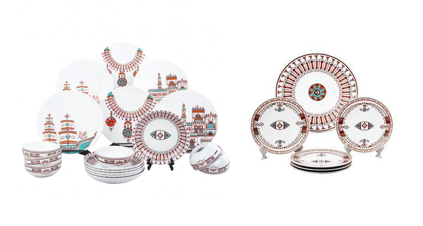 Safira Aziza (Dinner set - Dessert set) 25 Pieces