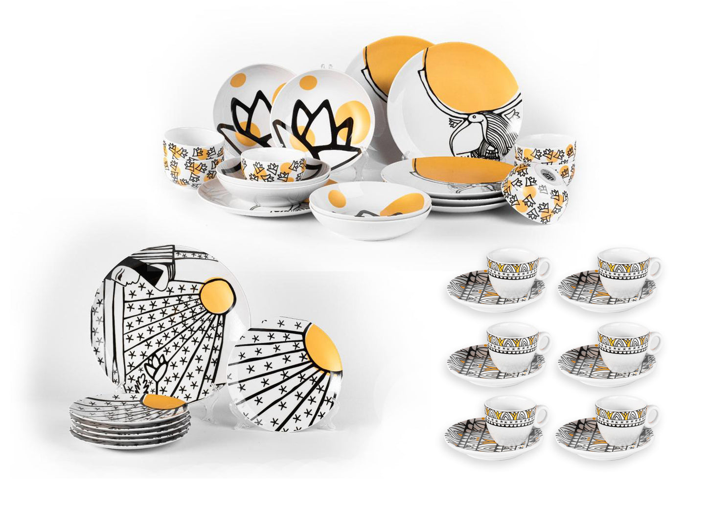 Tut (Dinner Set - Dessert Set - Side Coffee Set)