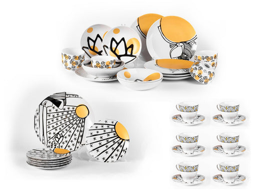 Tut (Dinner set - Dessert set - Center Coffee Set)