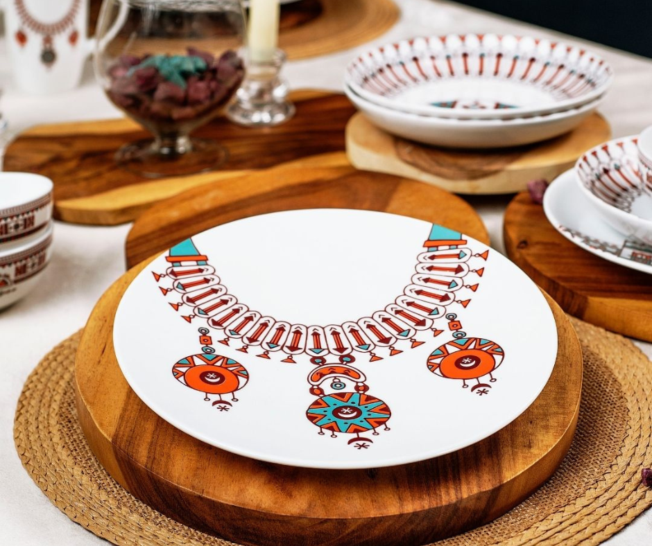 Safira Aziza Home Dinner Plate 24 cm