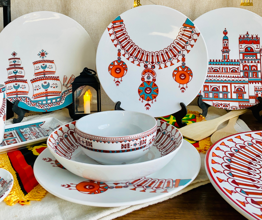 Safira Aziza Dinner Set (18 Pieces)