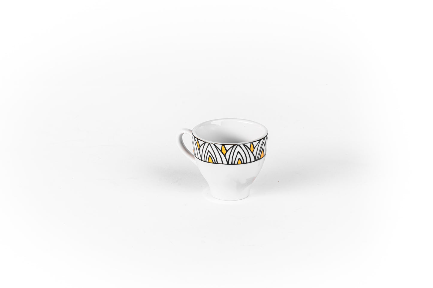 Tut  Center Coffee Cup with Plate