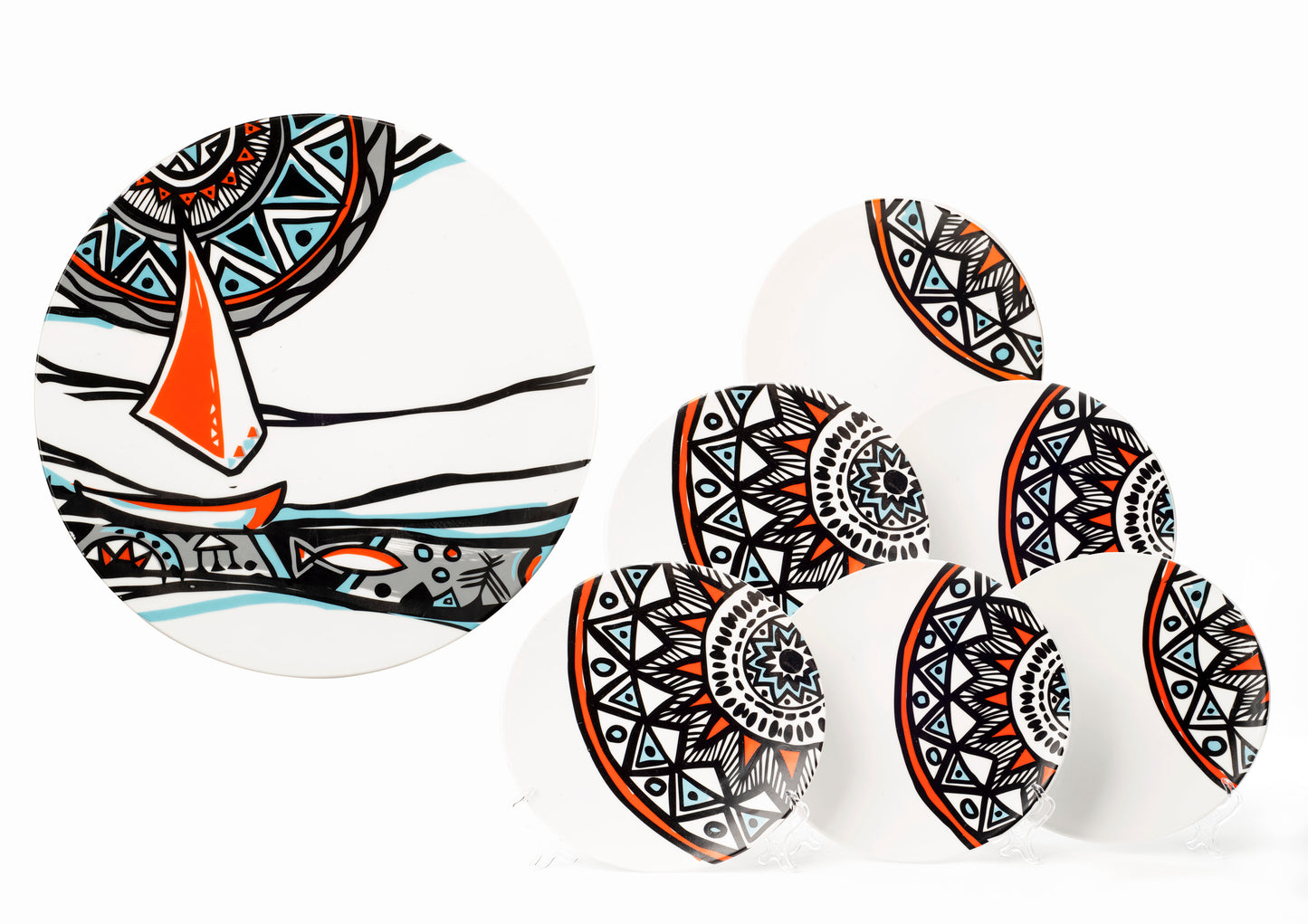 Nubian Dessert Set (7 pieces)