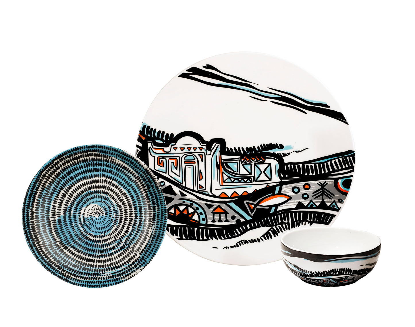 Nubian Dinner Set (18 Pieces)