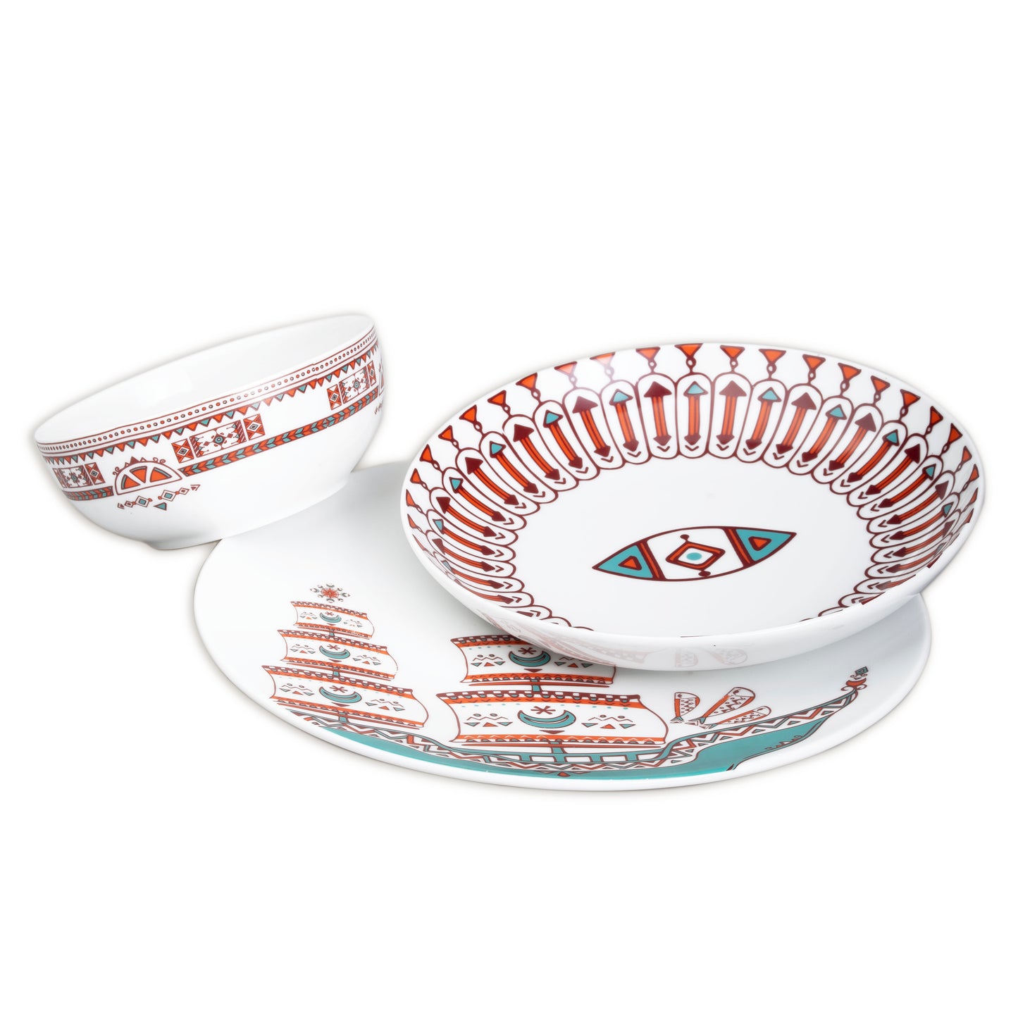 Safira Aziza Dinner Set (18 Pieces)