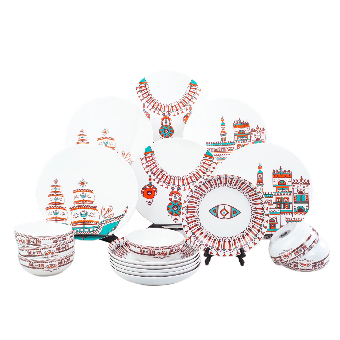 Safira Aziza Dinner Set (18 Pieces)