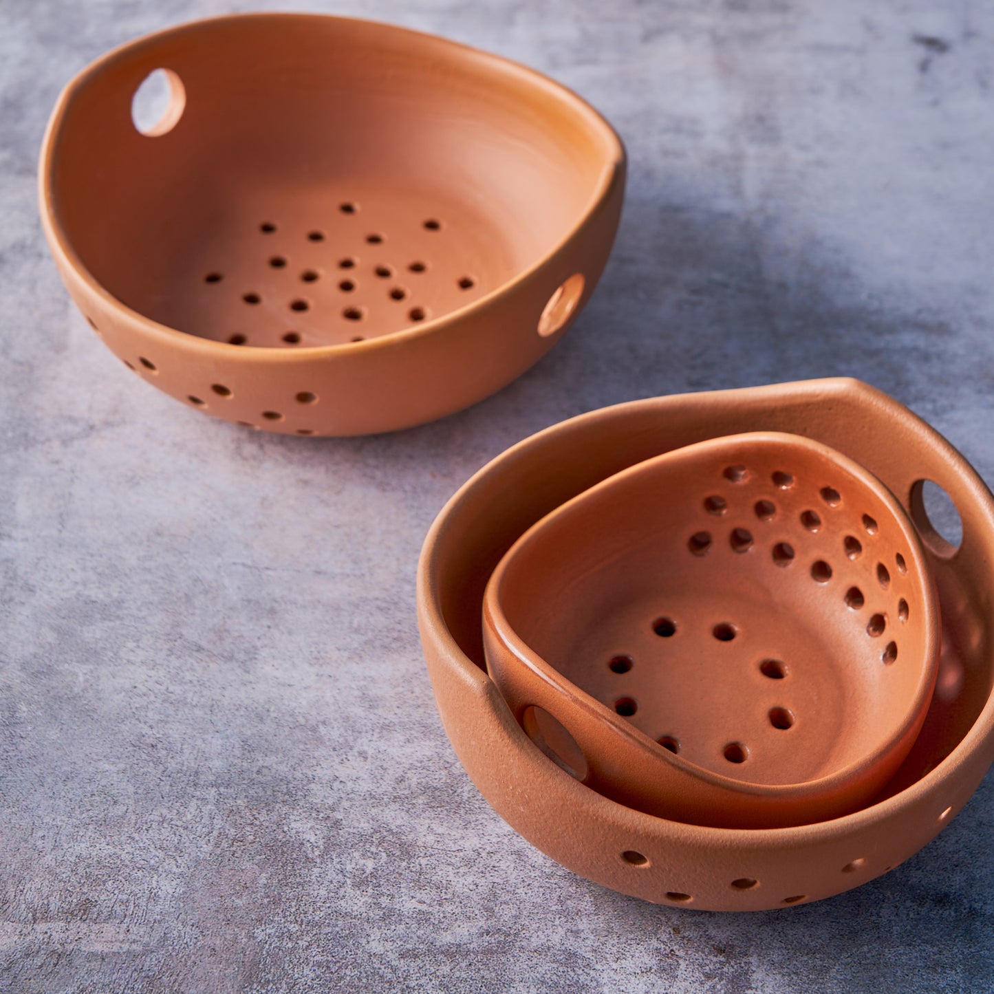 Elements pierced fruit Bowls