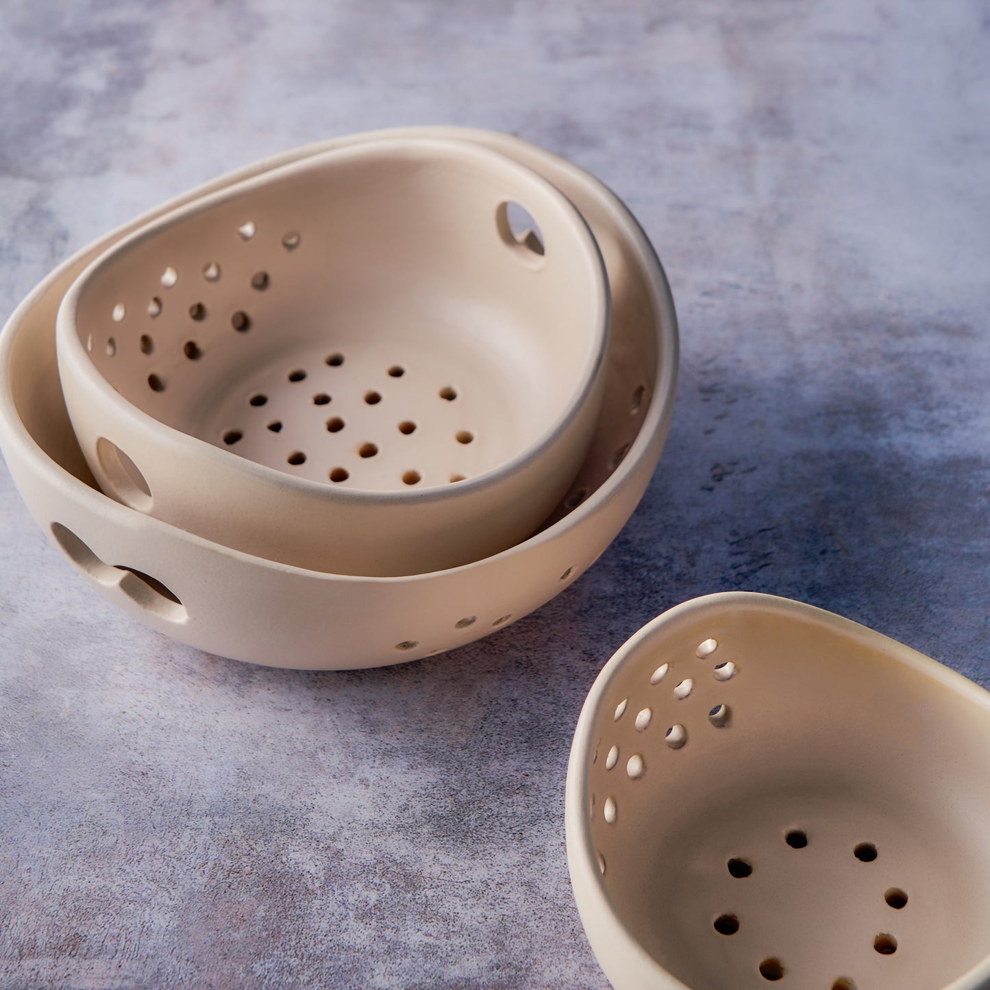 Elements pierced fruit Bowls