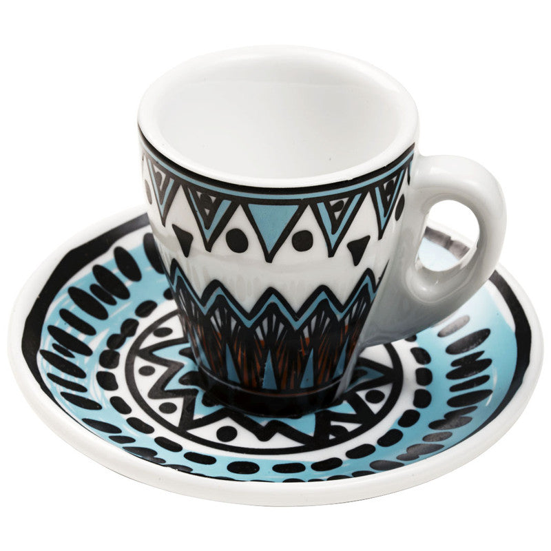 Nubian Side Coffee Cup with Plate