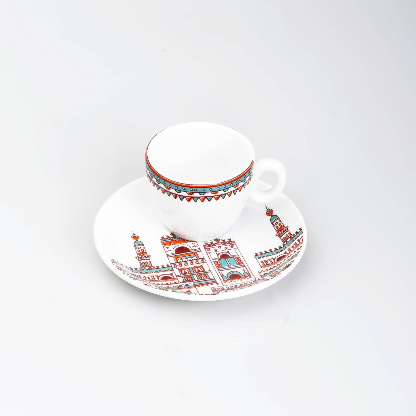 Safira Aziza Side Coffee Cup with Plate