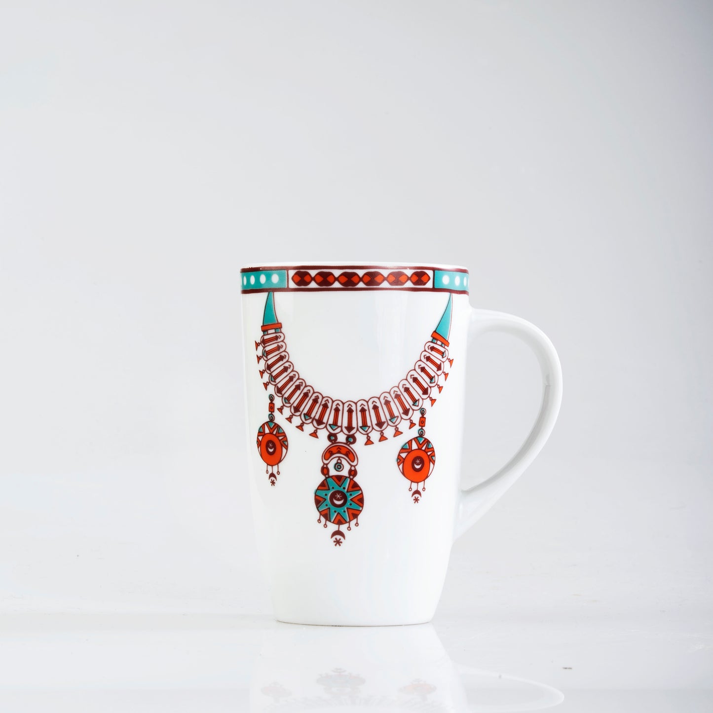 Safira Aziza Necklace Mug with Plate